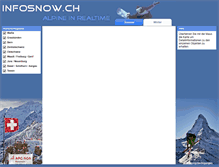 Tablet Screenshot of infosnow.ch